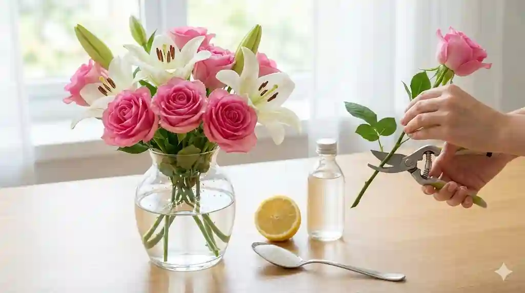7 Cara Agar Bunga Vas Awet & Segar Lebih Lama, Anti Layu!