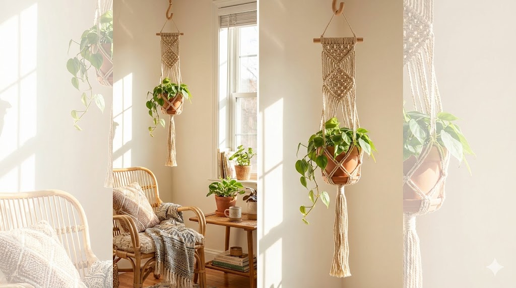 Tutorial Macrame Pot: Bikin Gantungan Tanaman Tali Kur Estetik